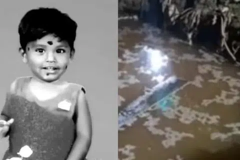 வீட்டிற்கு அருகே இருந்த பாதாள சாக்கடைக் குழிக்குள் விழுந்து இறந்த சிறுவன் ரோகித்.
