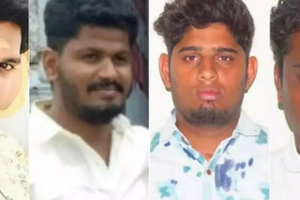 பொள்ளாச்சி பாலியல் வழக்கில் கைது செய்யப்பட்டு சிறையில் அடைக்கப்பட்ட நால்வர்.