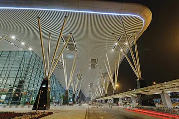 பெங்களூருவில் உள்ள அனைத்துலக விமான நிலையம்.