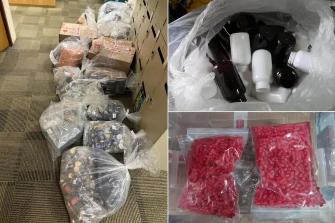 வீவக வீட்டில் $51,000 மதிப்பிலான பாலியல் ஊக்கமருந்து, மின்சிகரெட்டுகள் பறிமுதல்