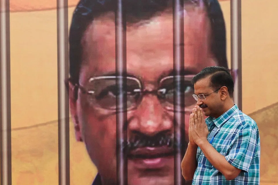 ஆம் ஆத்மி கட்சியின் தேசிய ஒருங்கிணைப்பாளரும் டெல்லி முதல்வருமான அரவிந்த் கெஜ்ரிவால். 