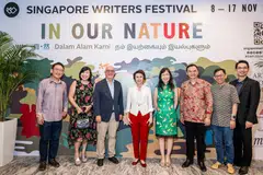 இவ்வாண்டிற்கான சிங்கப்பூர் எழுத்தாளர் விழாவின் அதிகாரபூர்வ தொடக்க விழாவில் சிறப்பு விருந்தினராகக் கலந்துகொண்டார் கலாசார, சமூக, இளையர்துறை மற்றும் வர்த்தக, தொழில் மூத்த துணை அமைச்சருமான லோ யென் லிங் (இடமிருந்து 4வது).