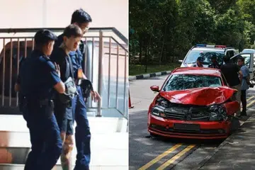 தெலுக் பிளாங்கா ஹில் பகுதியில் காரை நிறுத்திவிட்டுத் தலைமறைவானார் கென்னத். அவர் 5ஆம் தேதி, காக்கி புக்கிட் பகுதியில் கைது செய்யப்பட்டார். 