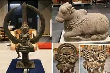ஆஸ்திரேலியா, அமெரிக்கா, பிரிட்டன், இத்தாலி, தாய்லாந்து உள்ளிட்ட நாடுகளில் இருந்து  கடத்திச் செல்லப்பட்ட சிலைகள், நினைவுச்சின்னங்கள் ஆகியவற்றை இந்தியா மீட்டு வருகிறது.