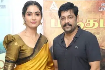 ‘மருதம்’ பட நிகழ்ச்சியில் விதார்த், ரக்‌ஷனா.