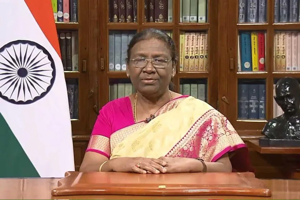 குடியுரசுத் தலைவர் திரௌபதி முர்மு.