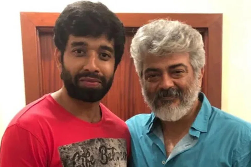 அஜித்துடன் ஆதிக் ரவிச்சந்திரன்.