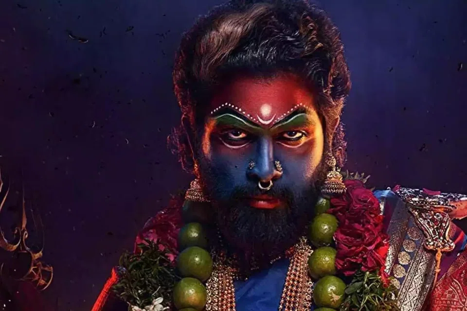‘புஷ்பா 2’ படத்தில் அல்லு அர்ஜுன் தோன்றும் ஒரு காட்சி. 