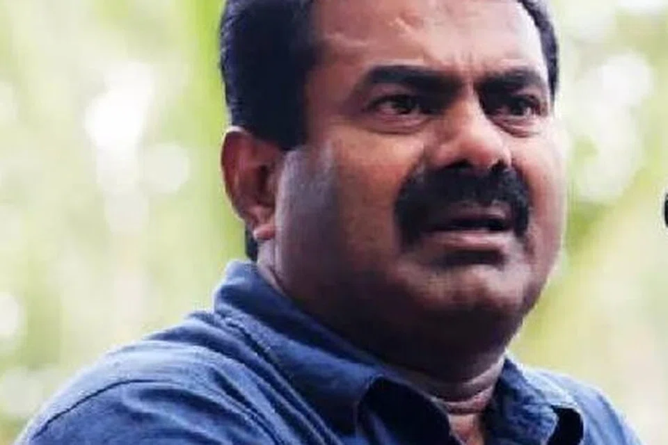 நாம் தமிழர் கட்சி ஒருங்கிணைப்பாளர் சீமான்.