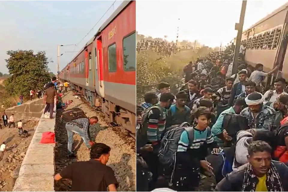 லக்னோவிலிருந்து மும்பை சென்றுகொண்டிருந்த புஷ்பக் விரைவு ரயிலில் பயணம் செய்தவர்கள் ரயில்பாதையில் இறங்கியபோது, பெங்களூரிலிருந்து டெல்லி சென்றுகொண்டிருந்த கர்நாடகா விரைவு ரயில் அவர்கள் மீது மோதியது. ஜல்கானில் சம்பவம் நடைபெற்ற இடத்தில் எடுக்கப்பட்ட காட்சிகள்.