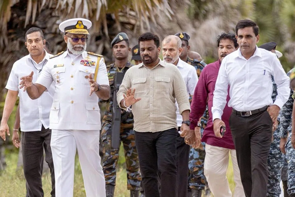 கச்சத்தீவில் இலங்கை அதிபர்.