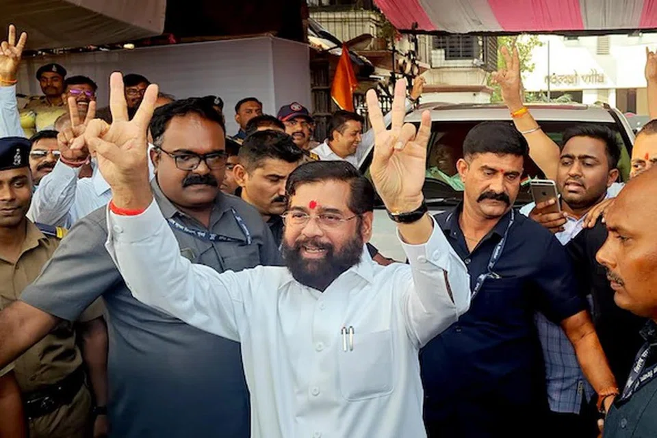 மக்களுக்கு நன்றி தெரிவித்துக் கொண்ட மகாராஷ்டிரா முதல்வர் ஏக்நாத் ஷிண்டே.