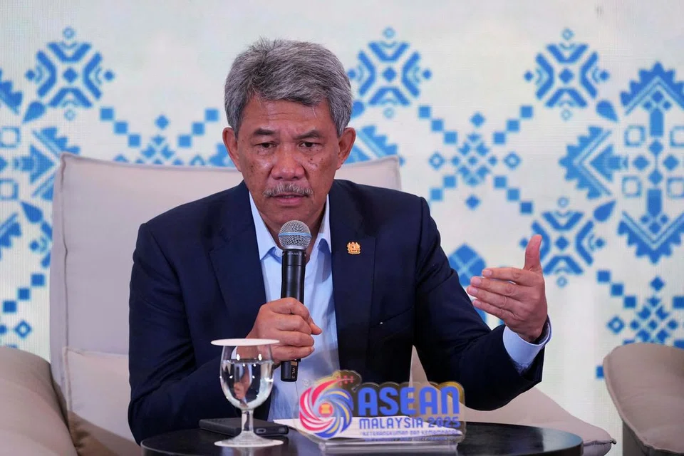 மலேசியாவின் லங்காவி தீவில் நடைபெறும் ஆசியான் வெளியுறவு அமைச்சர்கள் சந்திப்பில் அந்நாட்டின் வெளியுறவு அமைச்சர் முகம்மது ஹசான்.