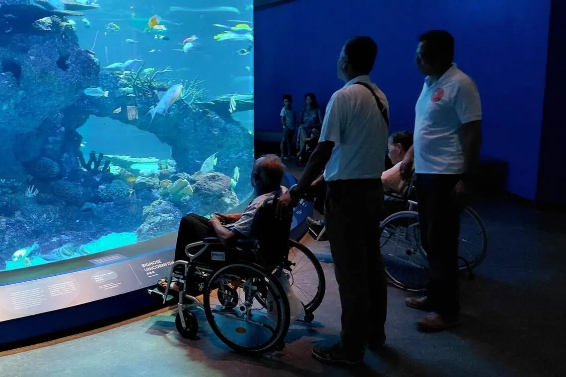 முதியோர் இல்லவாசிகளுக்கு மகிழ்ச்சி அளித்த உலா