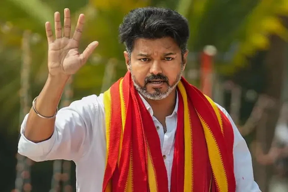தமிழக வெற்றிக் கழகத் தலைவர் விஜய்.