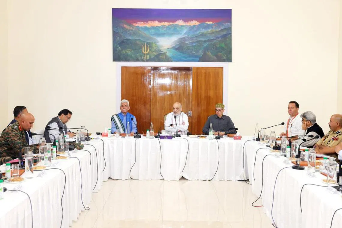 ஜம்மு வெள்ளம்: பாதிக்கப்பட்ட பகுதிகளைப் பார்வையிட்டார் மத்திய அமைச்சர் அமித் ‌ஷா