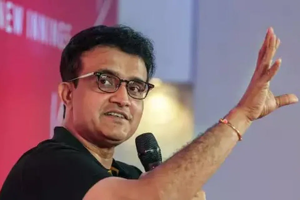 இந்திய கிரிக்கெட் அணியின் முன்னாள் கேப்டன் சவுரவ் கங்குலி.