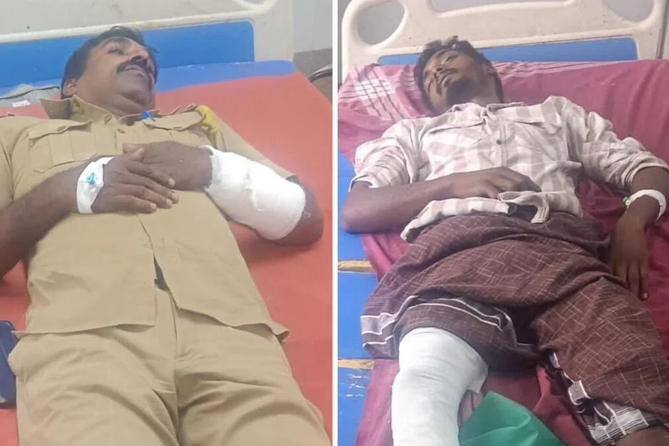 உதவி ஆய்வாளர் கோட்டியப்பசாமி, குற்றவாளி நாகராஜ் இருவரும்  மருத்துவமனையில் சிகிச்சை பெற்று வருகின்றனர்.