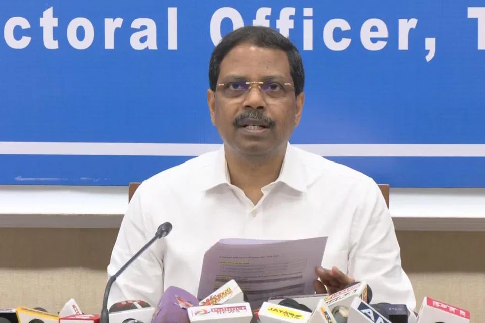 தமிழகத் தலைமைத் தேர்தல் அதிகாரி சத்யபிரதா சாஹு.