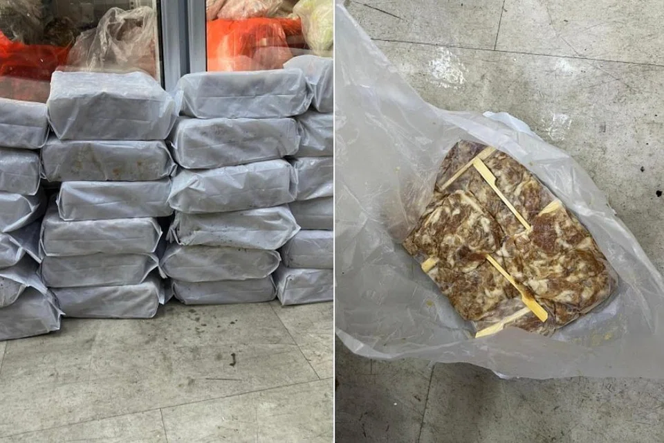 சட்டவிரோதமாக இறக்குமதி செய்யப்பட்ட இறைச்சி.