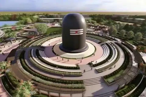 வாரணாசியில் அமையவுள்ள சிவலிங்கத்தின் மாதிரி வரைபடம்.
