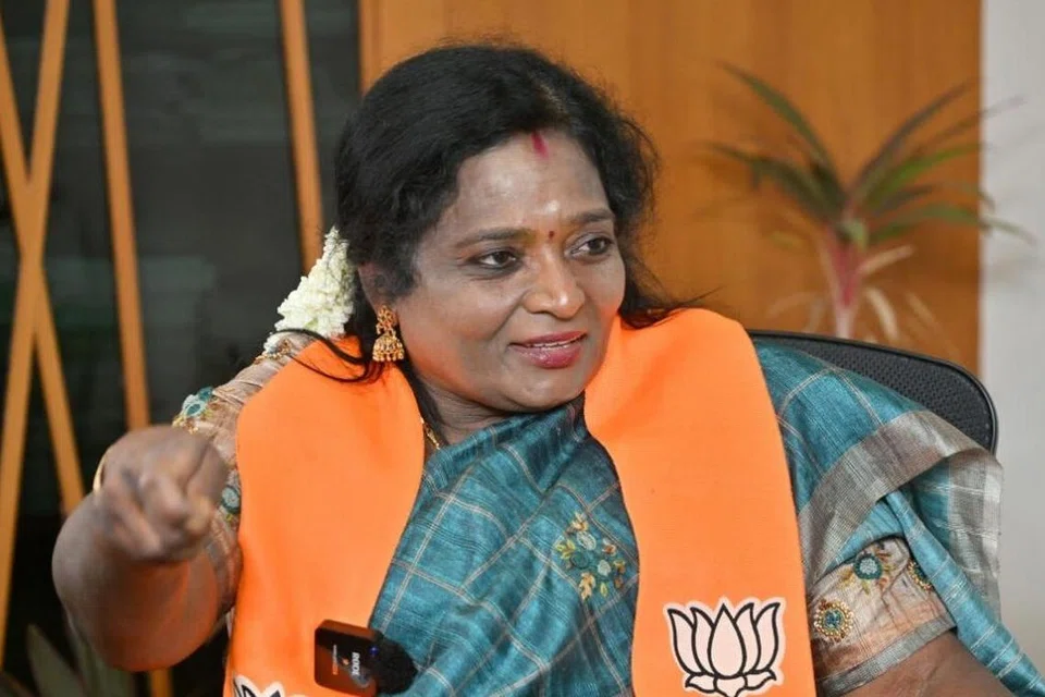 பாரதிய ஜனதா கட்சியின் மூத்த நிர்வாகி தமிழிசை சௌந்தரராஜன்.