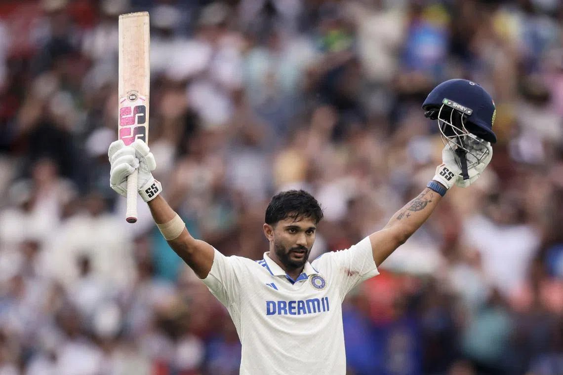 கிரிக்கெட்: இந்தியாவை மீட்ட நிதிஷ்