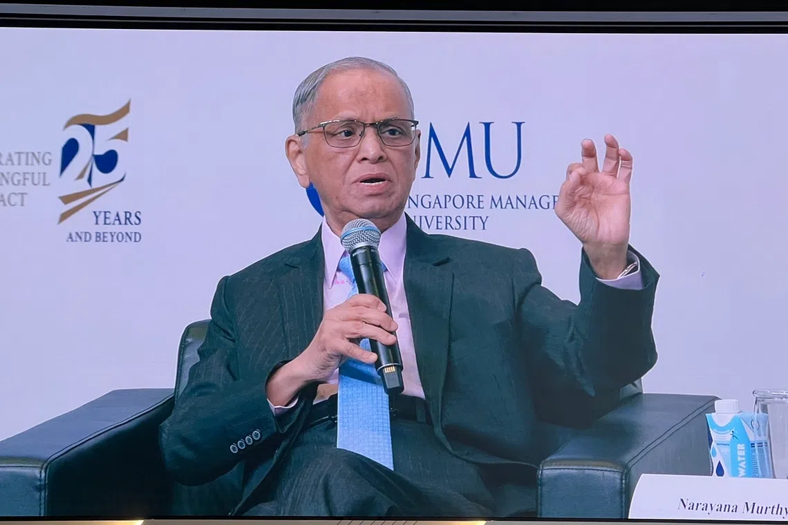 வசதிகுறைந்தோர் வாழ்க்கை மேம்பட உழையுங்கள்: நாராயண மூர்த்தி