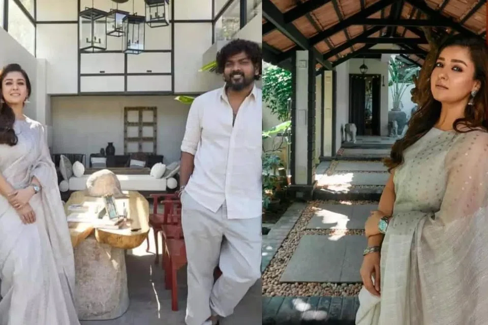 ரூ.100 கோடி மதிப்புள்ள வீட்டில் தன் கணவர் விக்னேஷுடன் நயன்தாரா.