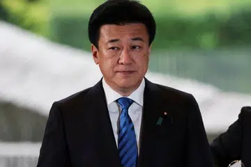 புதிதாக நியமிக்கப்பட்ட ஜப்பானிய அமைச்சரவையின் தலைமைச் செயலாளர் மினோரு கிஹாரா.