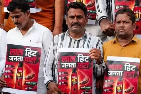 ‘லால் ஹிட்’ அமைப்பினர்.
