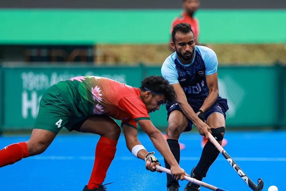 பங்ளாதே‌ஷ் அணிக்கு எதிரான ஆட்டத்தில் இந்திய அணி 12-0 என்ற கோல் கணக்கில் வெற்றி பெற்றது.