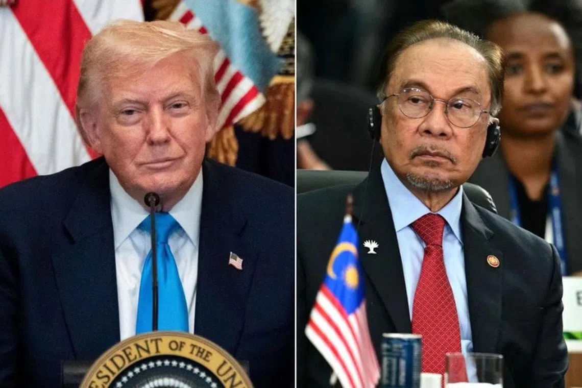 ஆசியான் உச்சநிலைக் கூட்டத்திற்காக டிரம்ப் மலேசியா வருகை: அன்வார்
