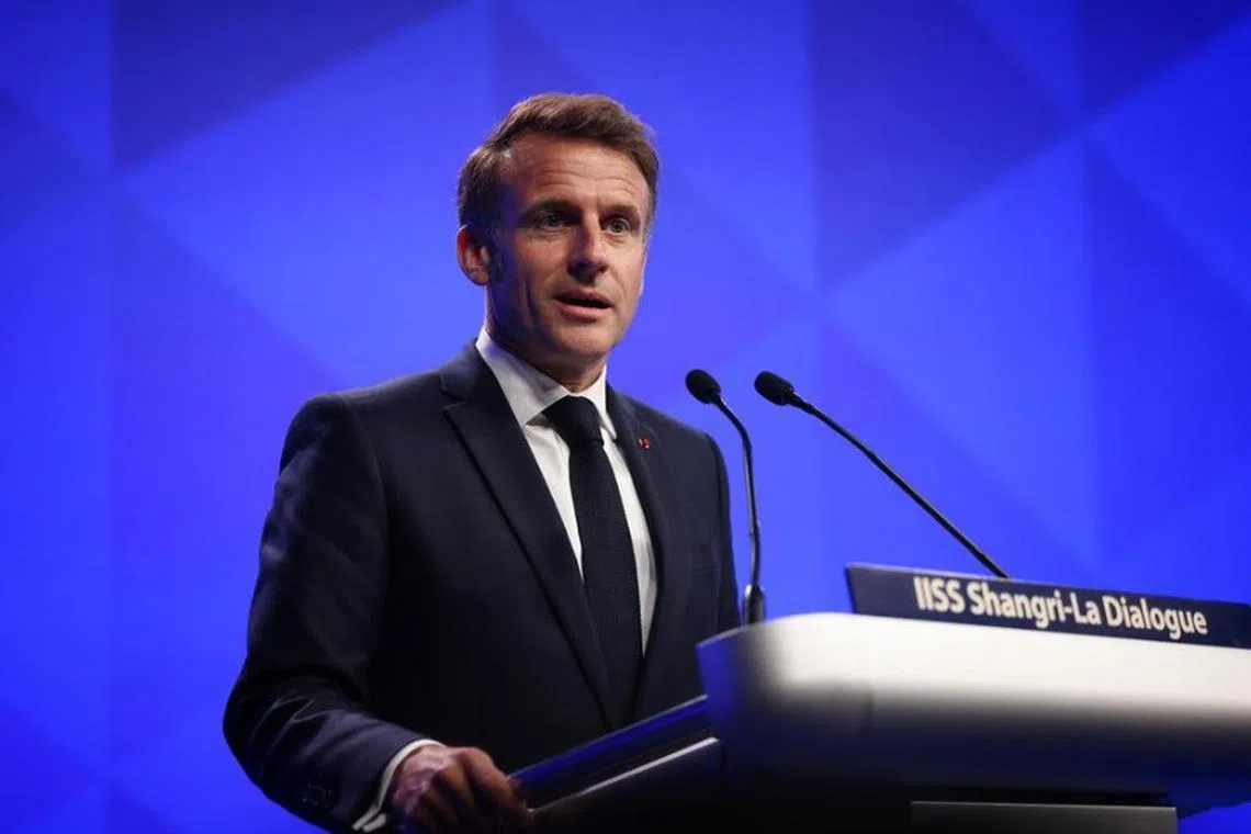 புதிய ஆசிய-ஐரோப்பிய நட்புறவுக்காக மெக்ரோன் குரல்