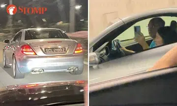 Mercedes driver plays 'You take video of me, I take video of you' with Stomper in MCE tunnel