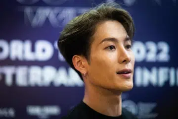 Chinese pop star Jackson Wang's Christmas Eve party at MBS draws fans from abroad