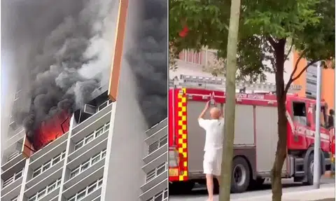 2 people taken to hospital after fire breaks out in Ghim Moh Link flat