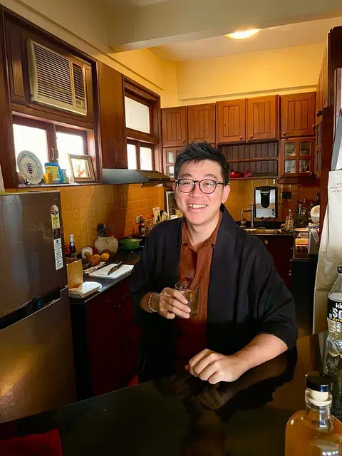 Singaporean Renjie Wong opens his apartment in Mumbai once a month for his by-invitation-only supper club, Salon Colaba.