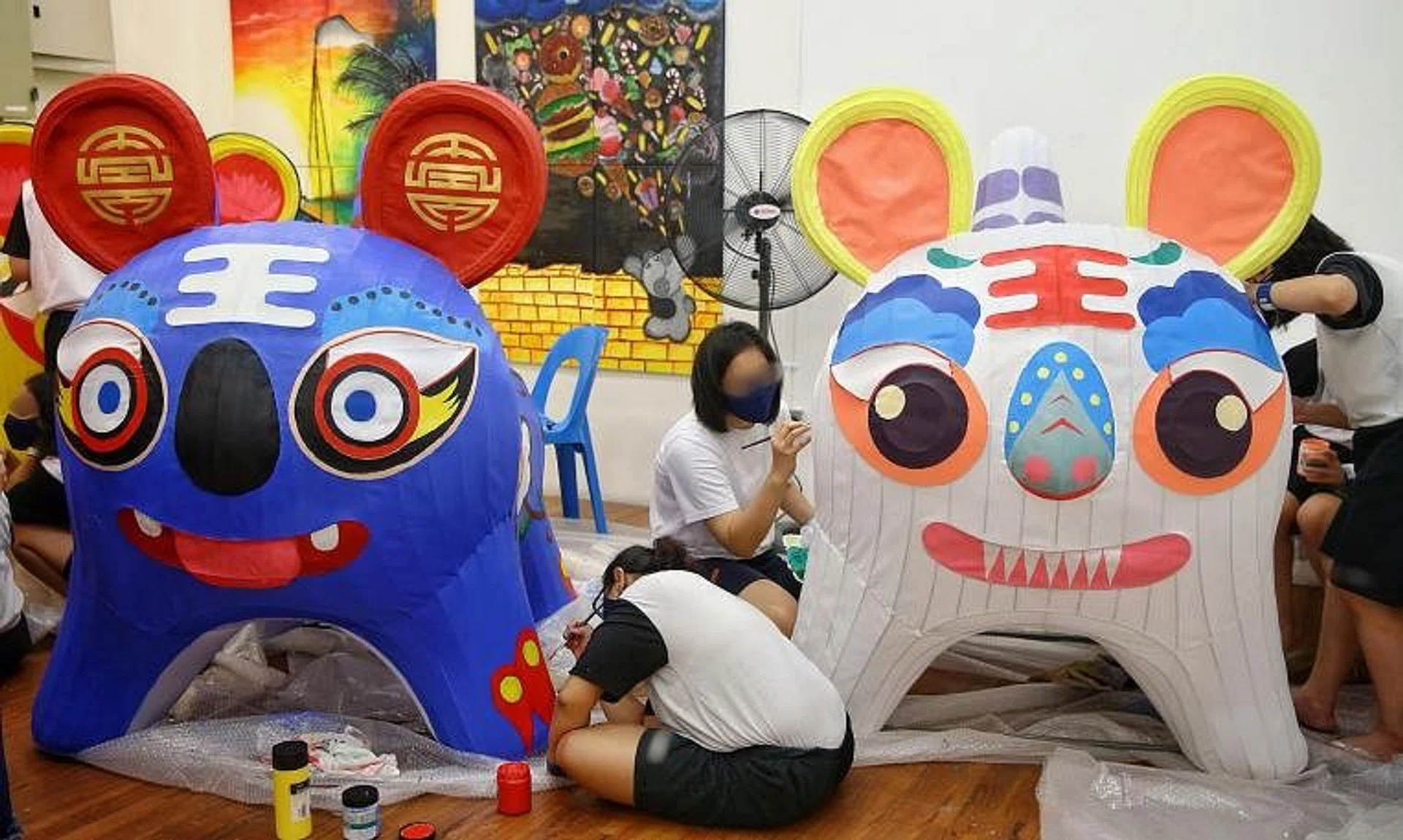 The lanterns were created under the Arts Behind Bars programme, which was launched in 2020.