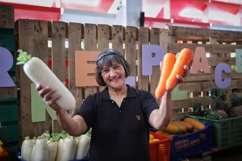 Retired insurance professional Laxie Mary Sequeira said she was glad she could get something