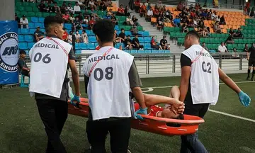 Cloud over Lions' AFF campaign as chief striker Ikhsan suffers knee injury