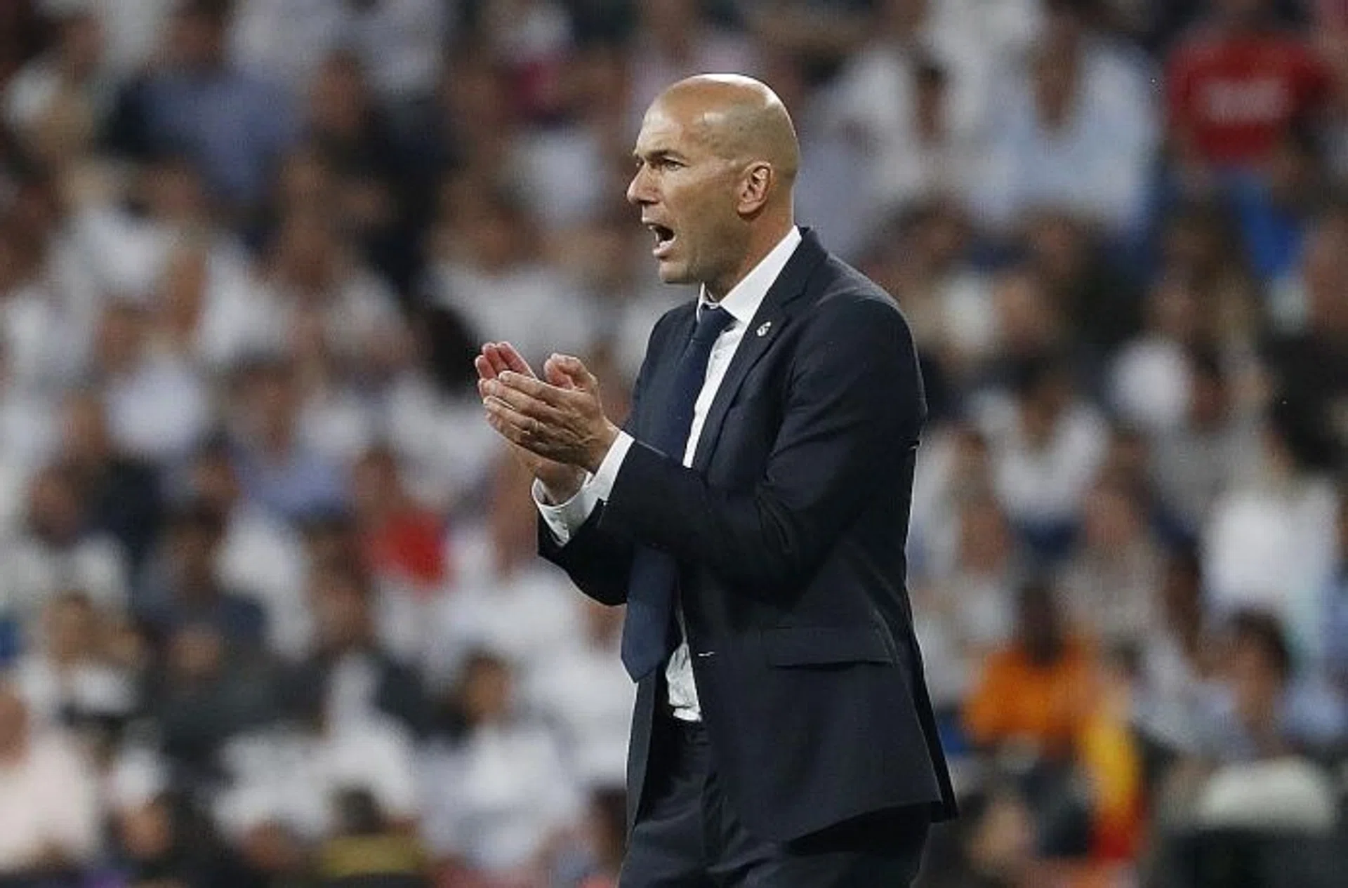 FACE OFF: Real Madrid's Zinedine Zidane (picture) will be the more inexperienced coach, when he faces Atletico's Diego Simeone in the final.