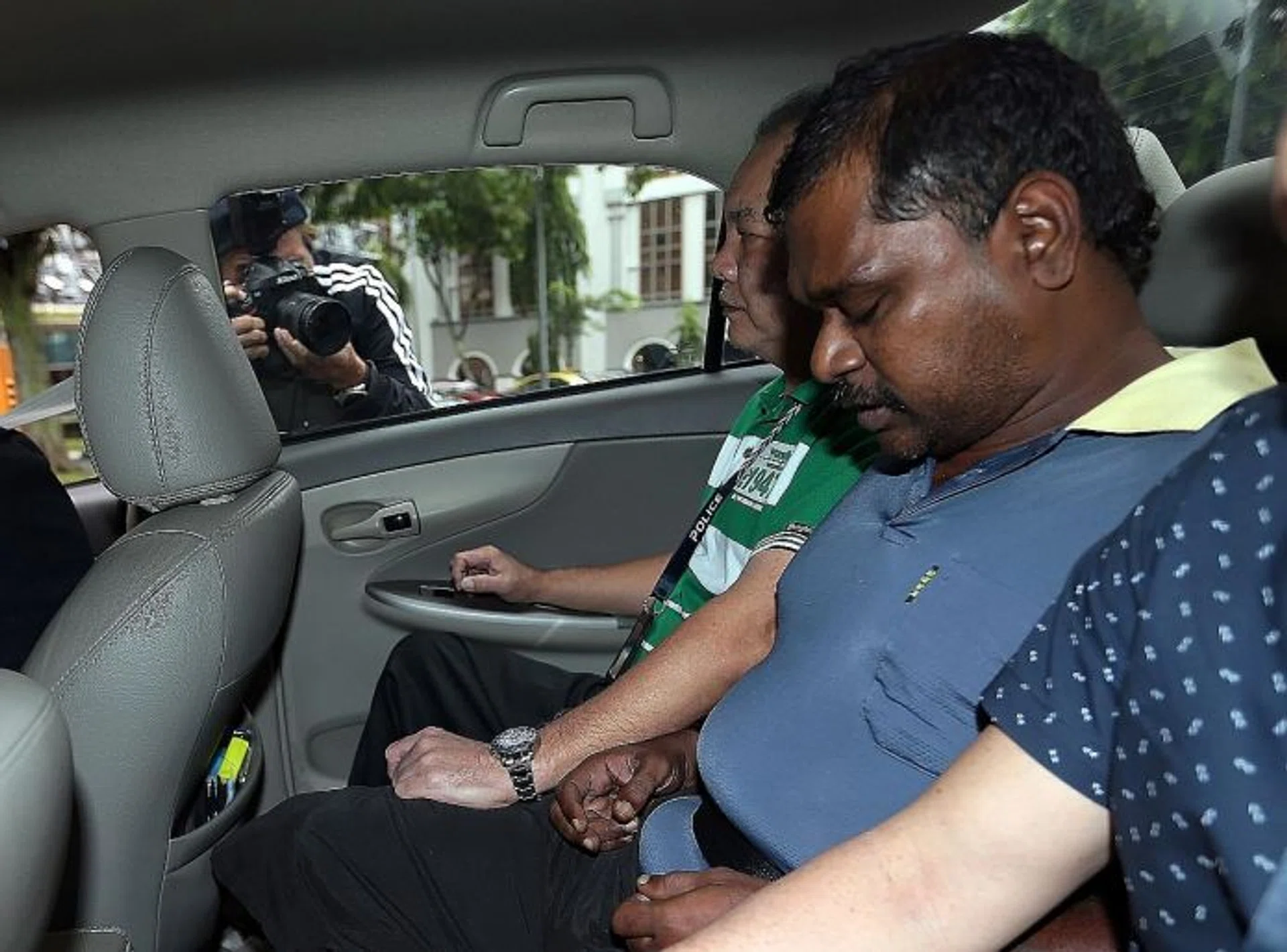 ACCUSED: Thennarasu Karupiah in court yesterday.
