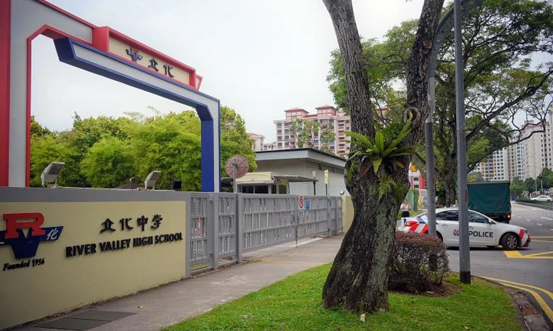 The teen used an axe to repeatedly slash a 13-year-old boy inside a toilet at the school on July 19, 2021.