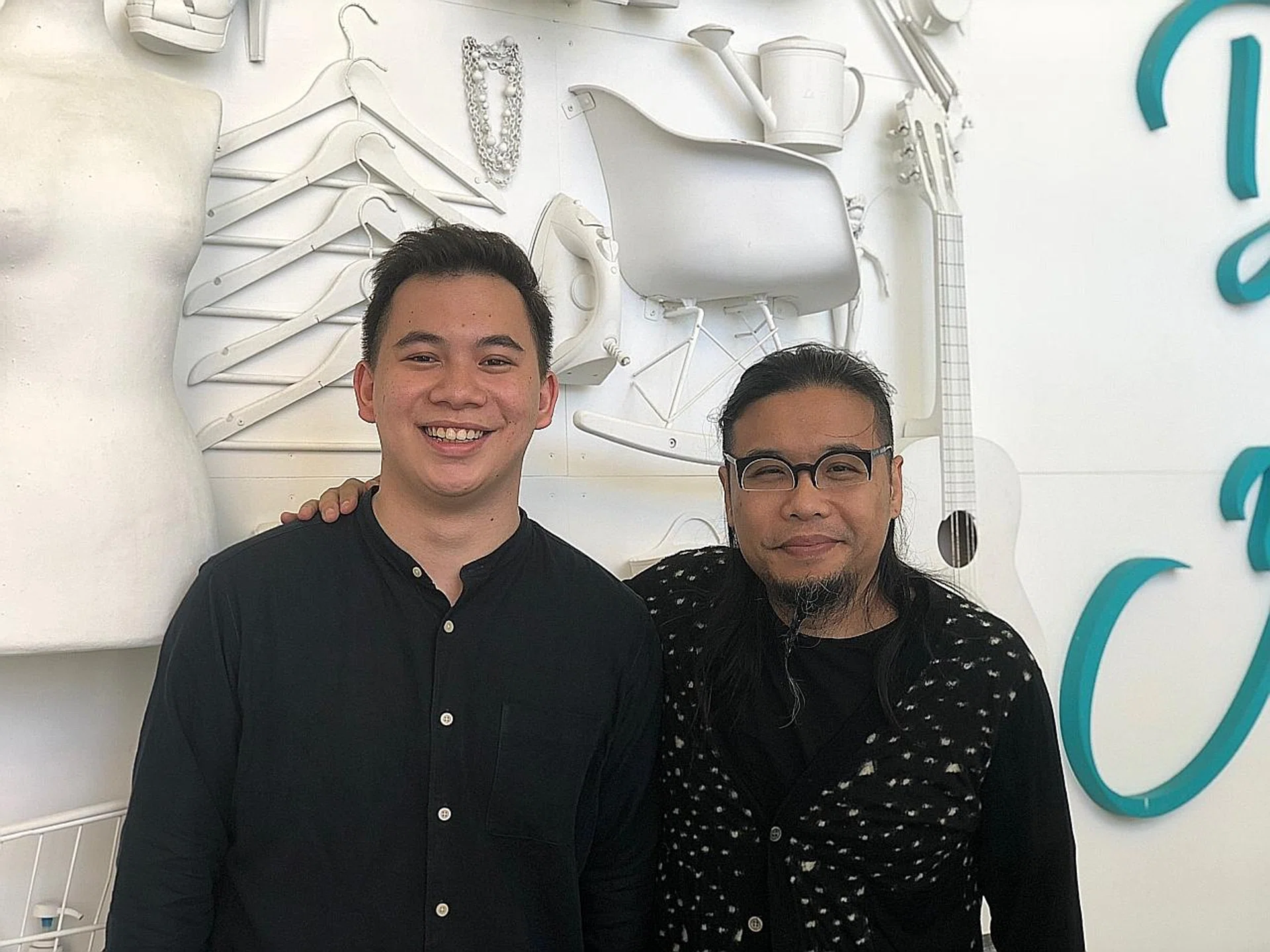 Mr Jason Yong (left) joined Mr Pann Lim at Kinetic Singapore for an internship.