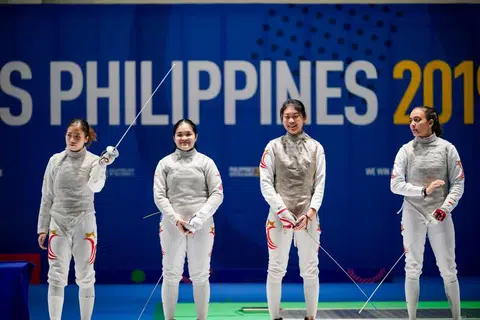 Singapore's women foil fencers clinch team gold