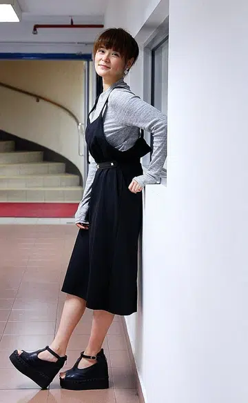 New Face gave local actress Jayley Woo her signature haircut