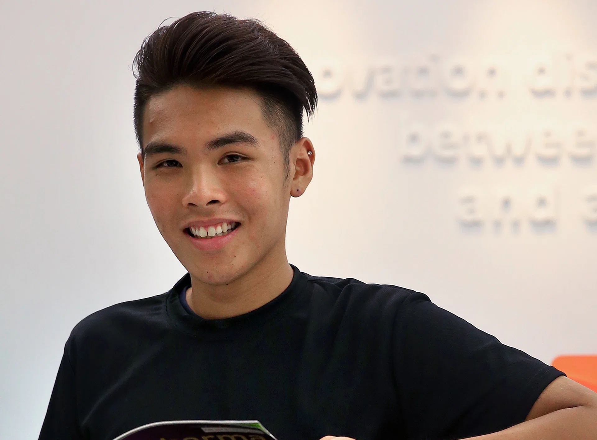 STUDY CHOICE: For Mr Phua Wei Leong, who will be graduating with a Diploma in Pharmaceutical Sciences on May 12, meeting a patient at the National Cancer Centre Singapore had a great effect on him.
