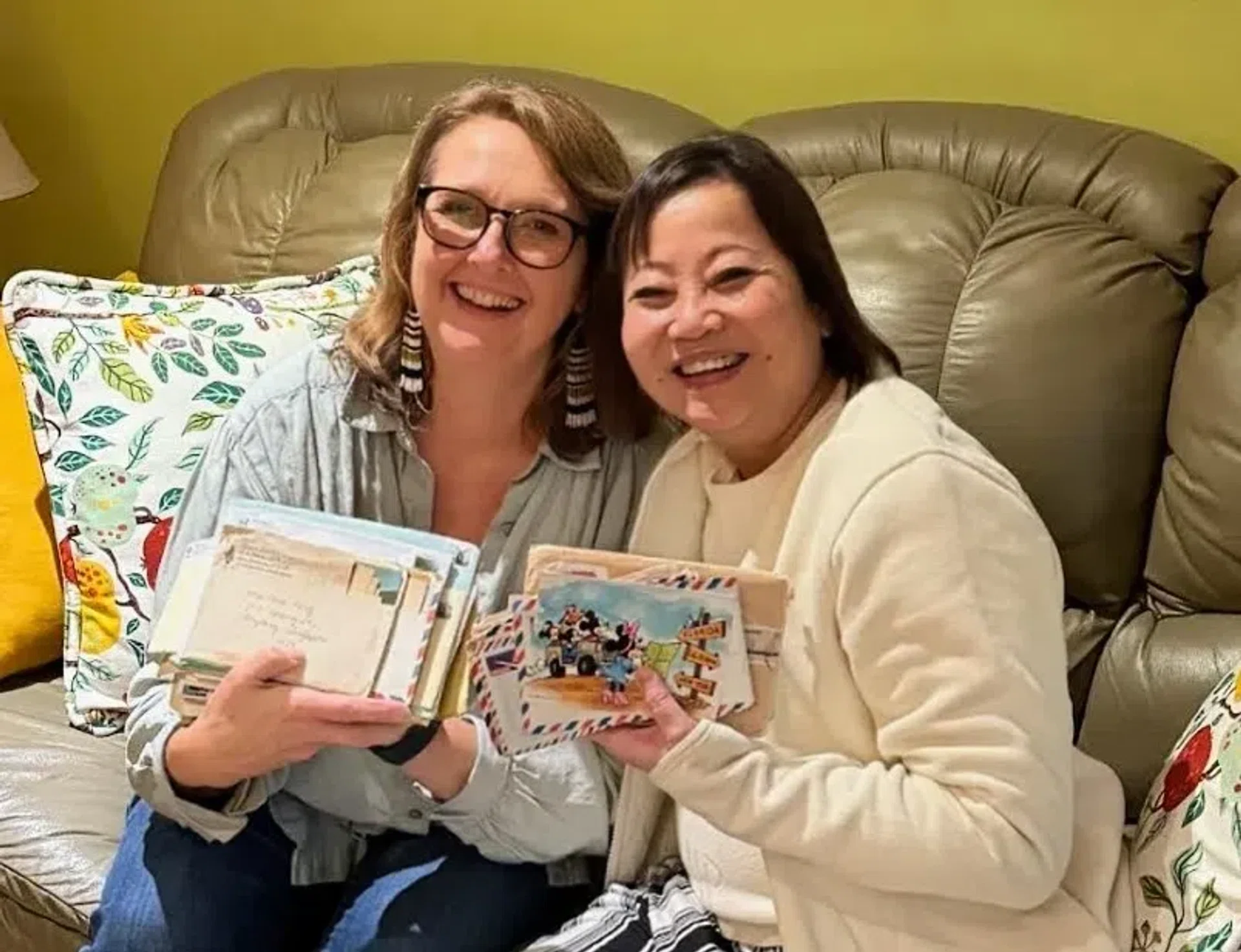 Penpals Michelle Anne Ng and Sonya Clarke Casey wrote each other letters since they were 12 years, and they have never stopped.