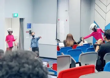 Student who got food delivered to her seat may have been pranked